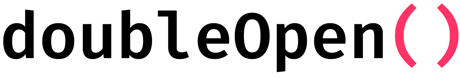 doubleOpen()